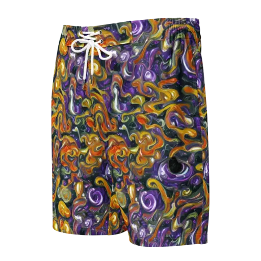 Wild Alchemy on a Men's Board Shorts