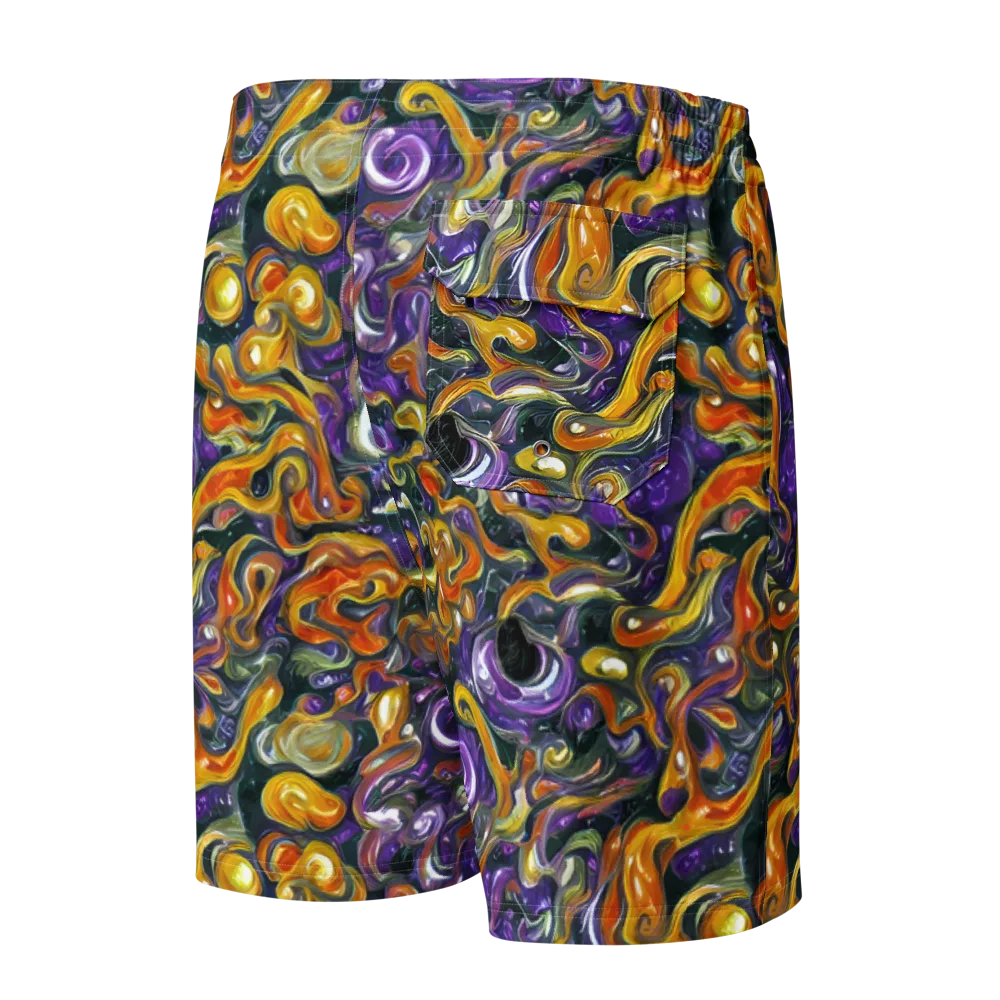 Wild Alchemy on Men's Board Shorts — Back