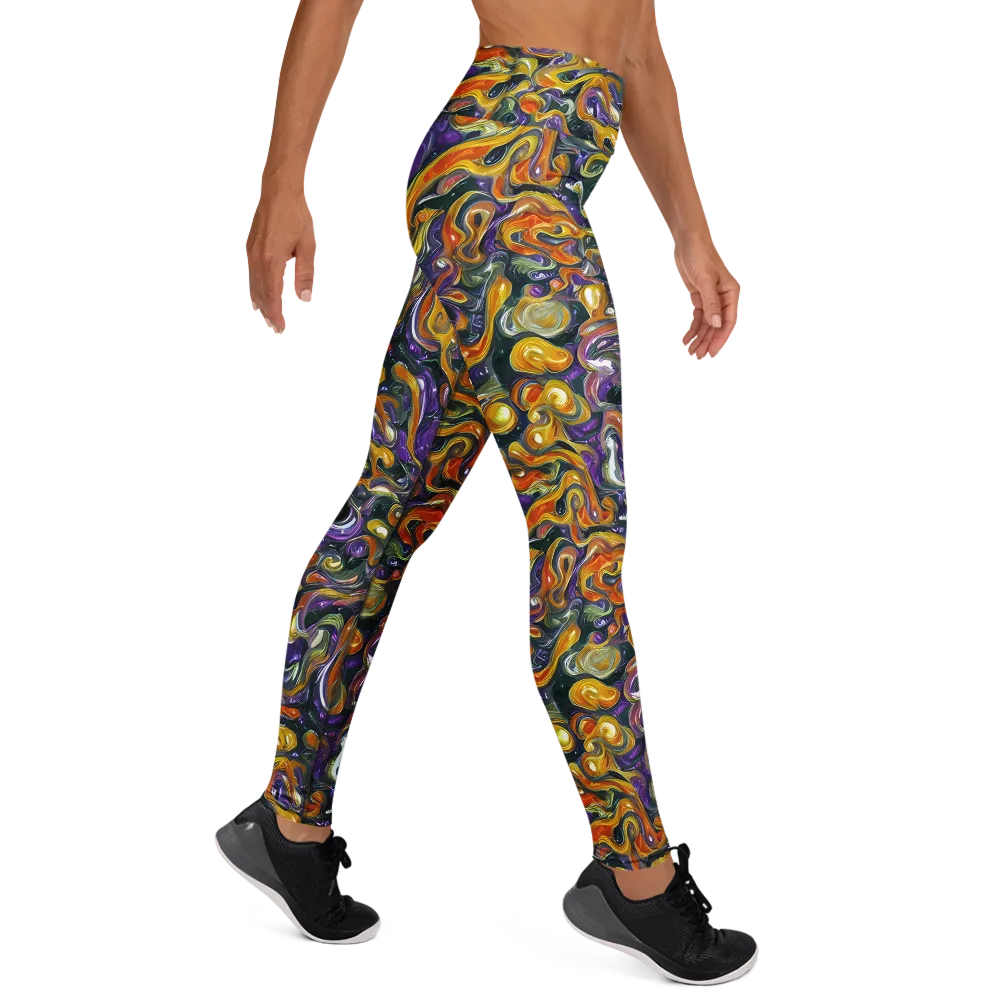Wild Alchemy on Yoga Leggings — Right