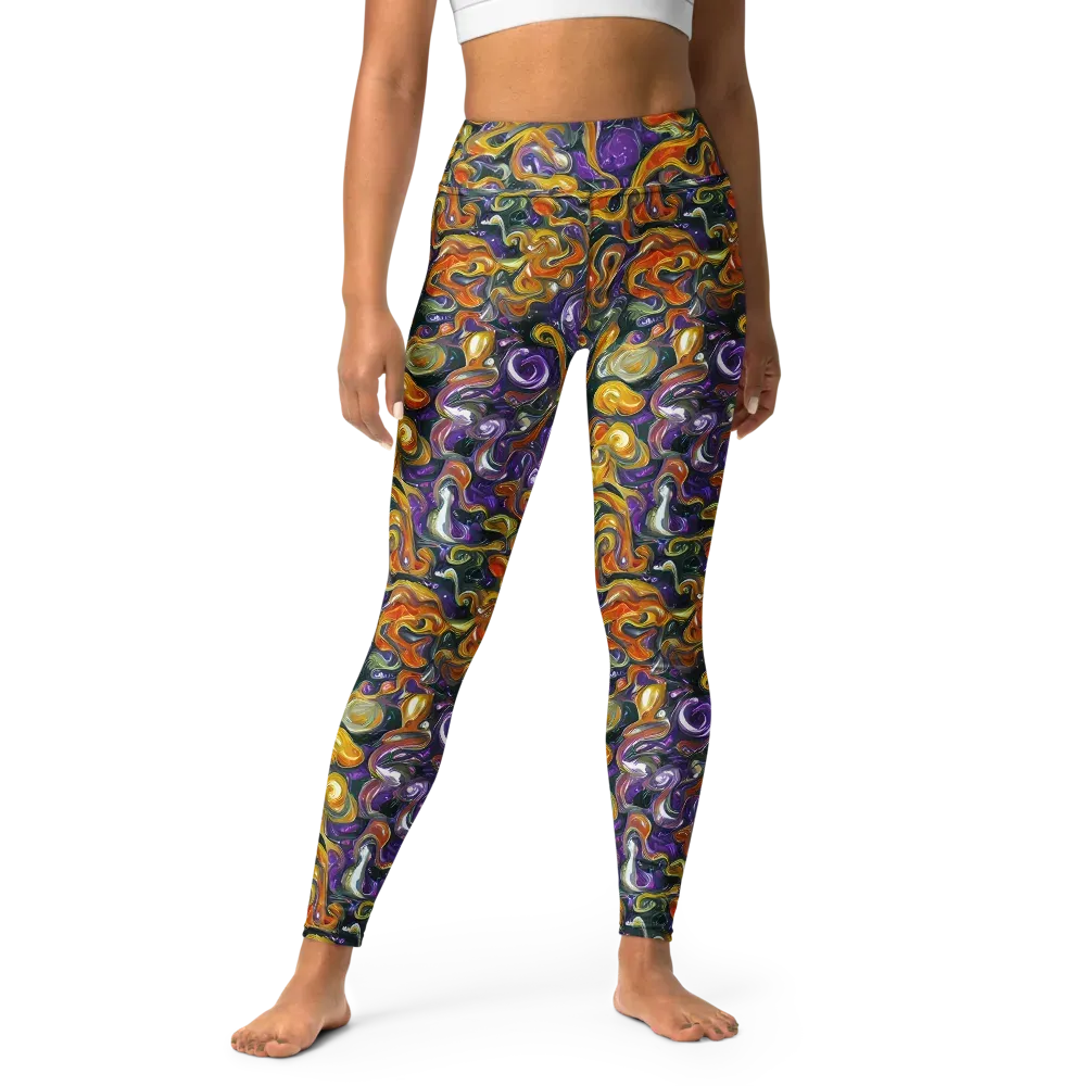 Wild Alchemy on Yoga Leggings — Front