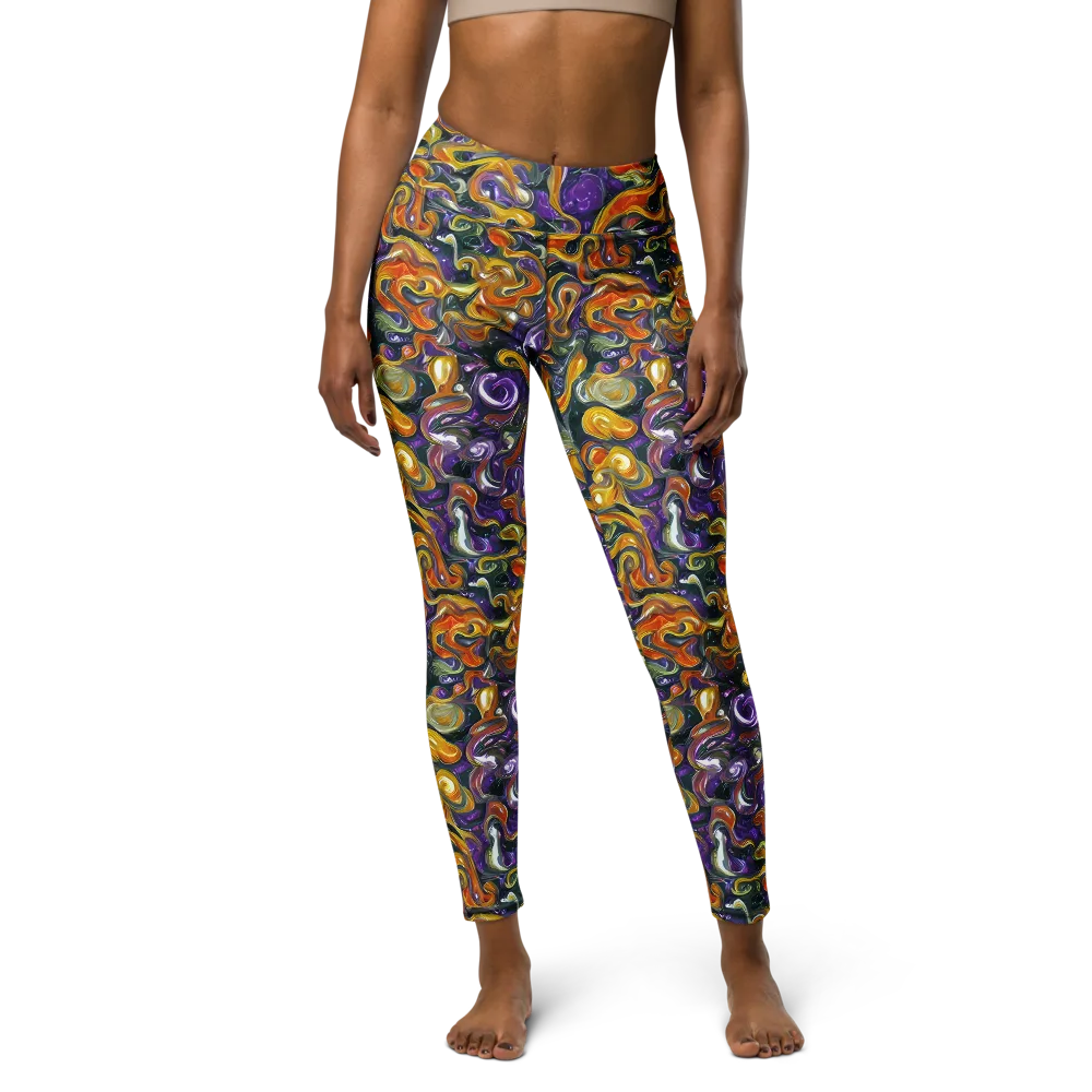 Wild Alchemy on Yoga Leggings — Front