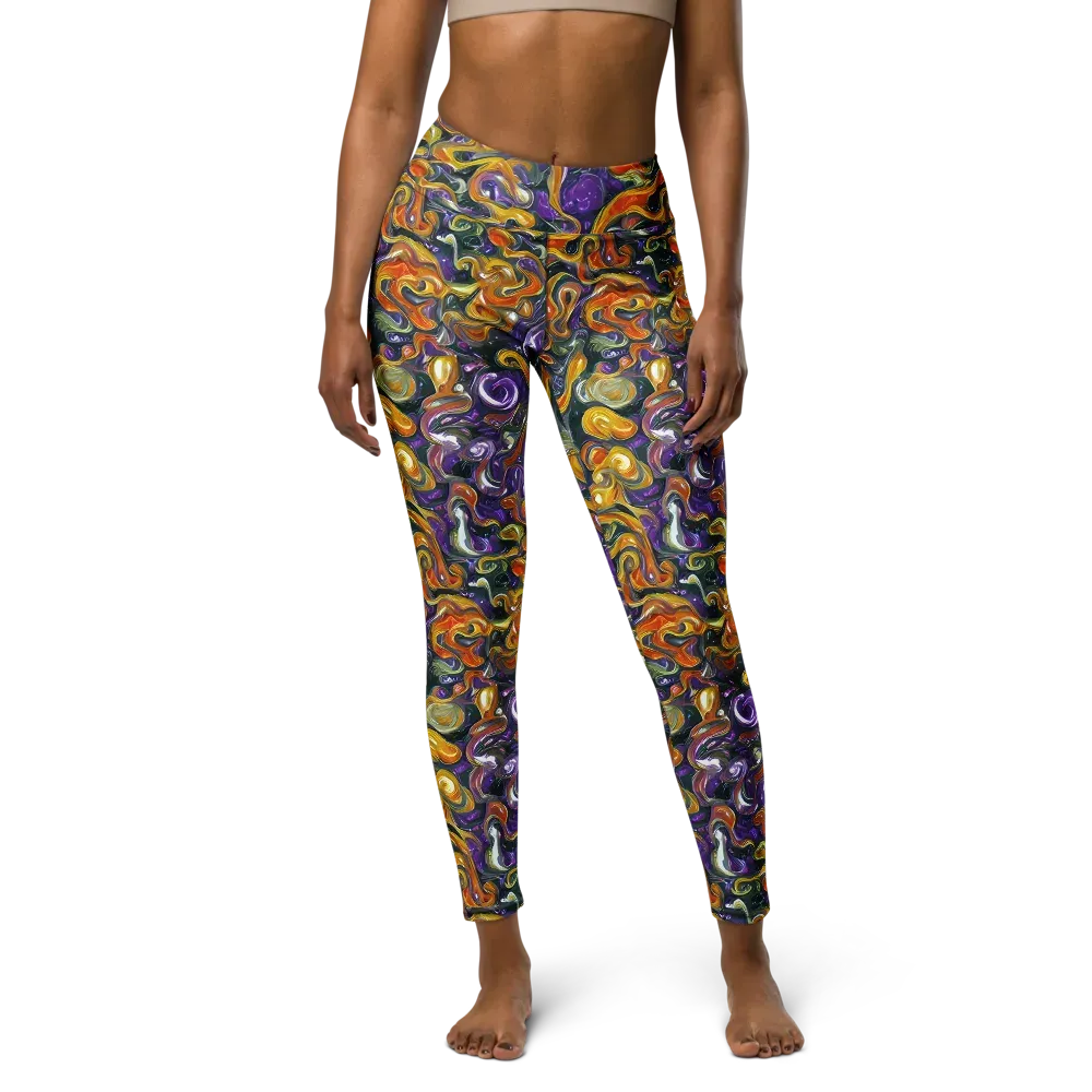 Wild Alchemy on Yoga Leggings — Front