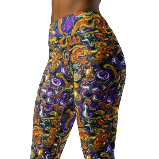 Wild Alchemy on a Yoga Leggings