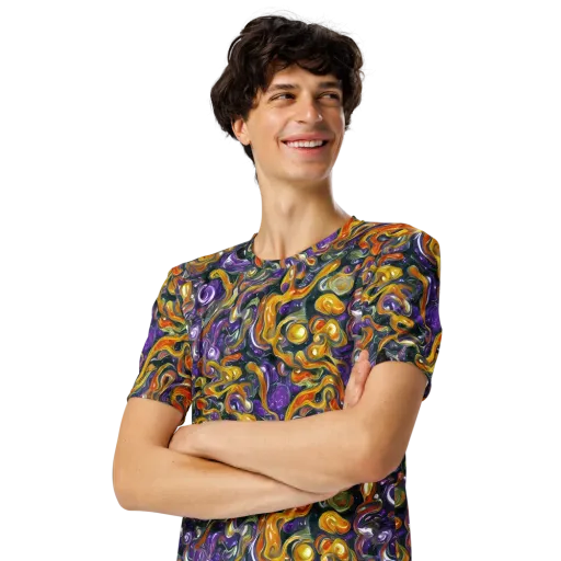 Wild Alchemy on a Men's Crew Neck T-Shirt