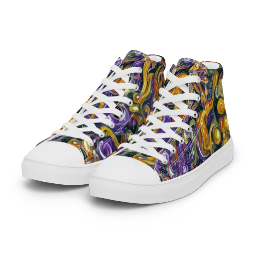 Wild Alchemy on a Women's High Top Canvas Shoes