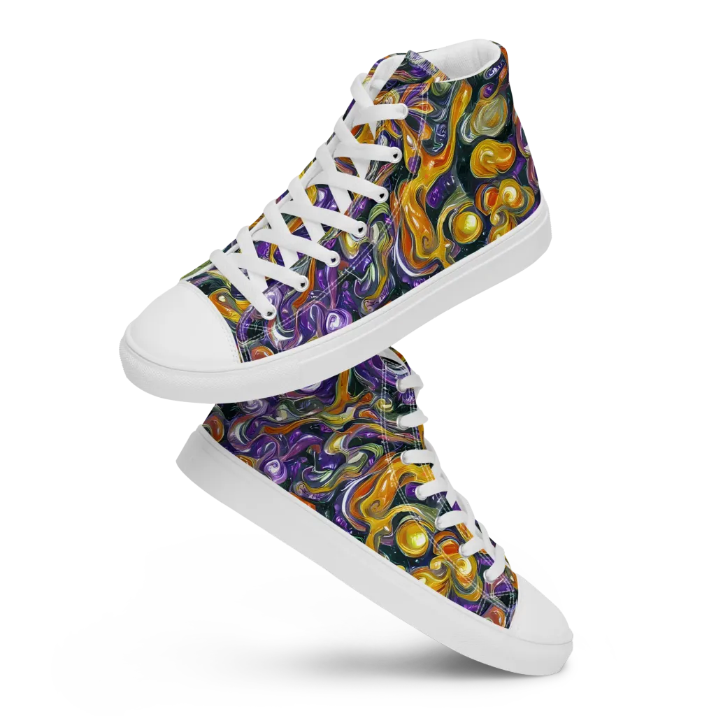 Wild Alchemy on Women's High Top Canvas Shoes — Front