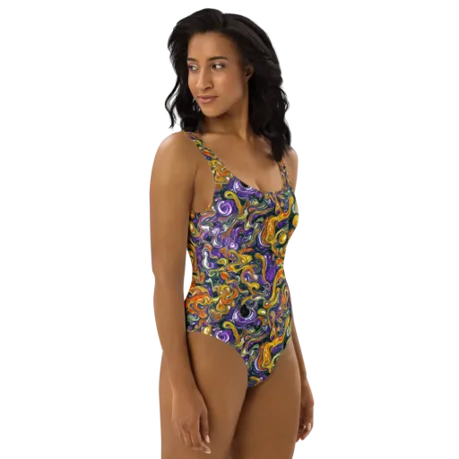 Wild Alchemy on a One-Piece Swimsuit