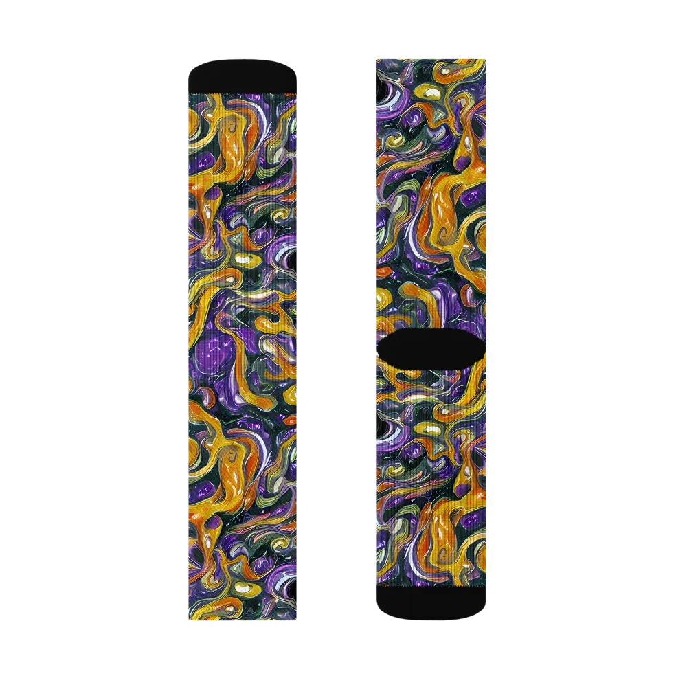 Wild Alchemy on Socks — Right Sock