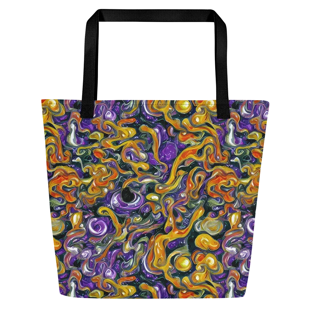 Wild Alchemy on Large Tote Bag W/ Pocket — Front