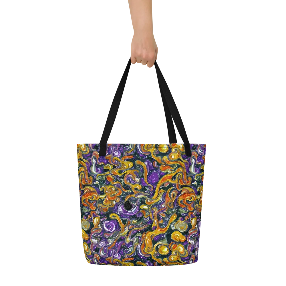 Wild Alchemy on Large Tote Bag W/ Pocket — Front