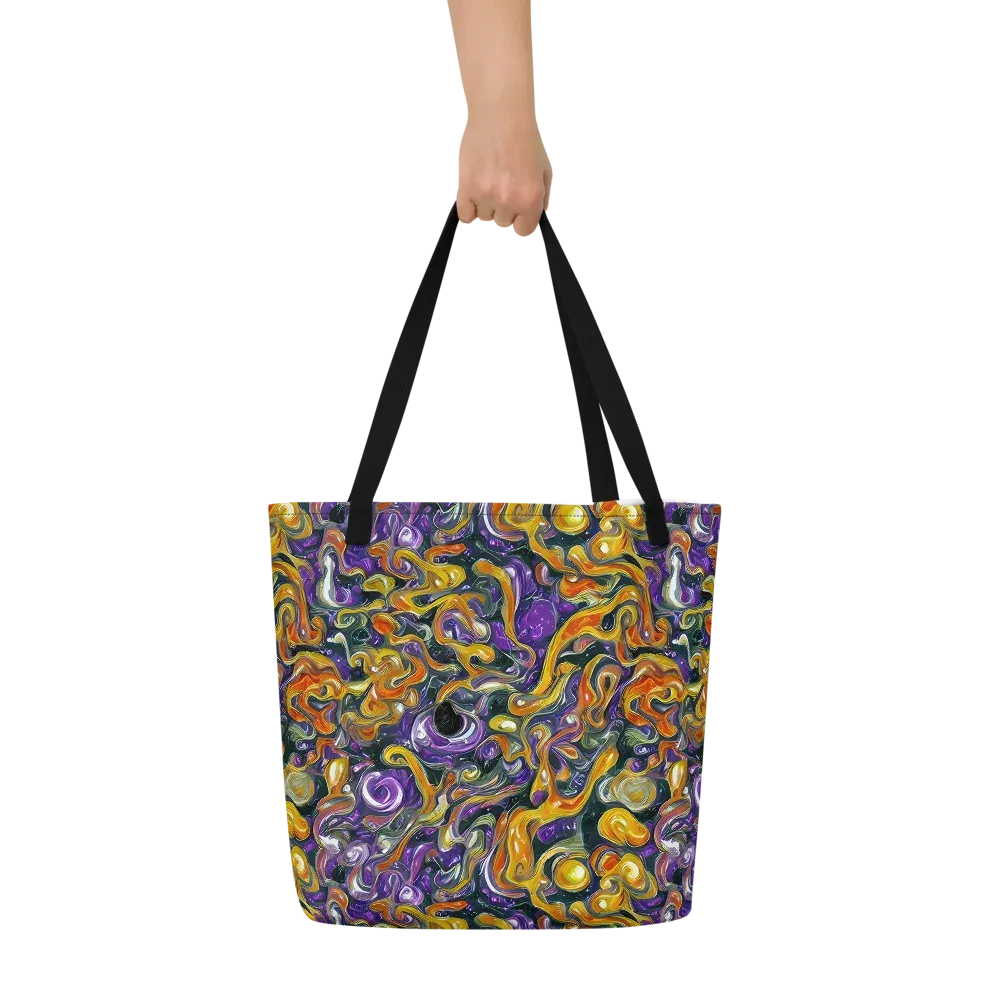 Wild Alchemy on Large Tote Bag W/ Pocket — Front