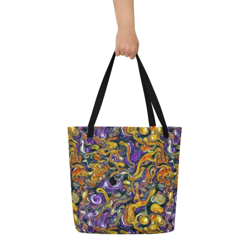 Wild Alchemy on a Large Tote Bag W/ Pocket