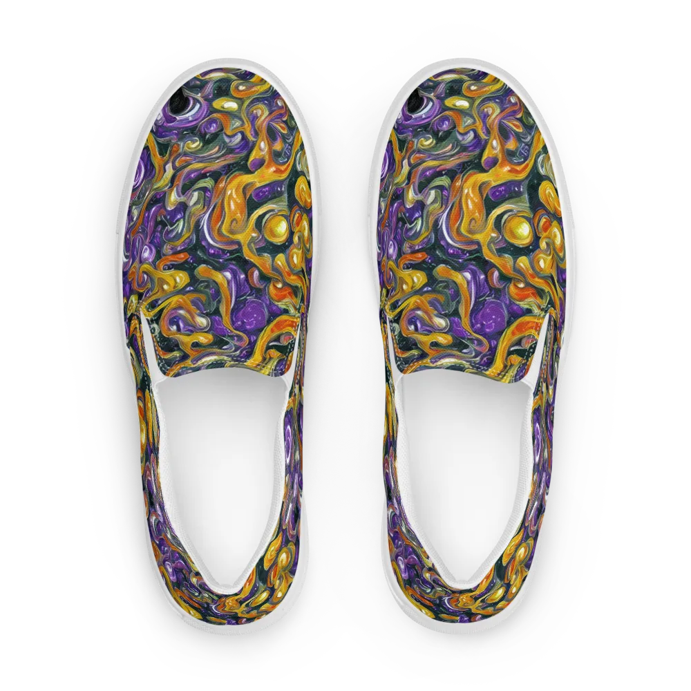 Wild Alchemy on Women's Slip-On Canvas Shoes — Front