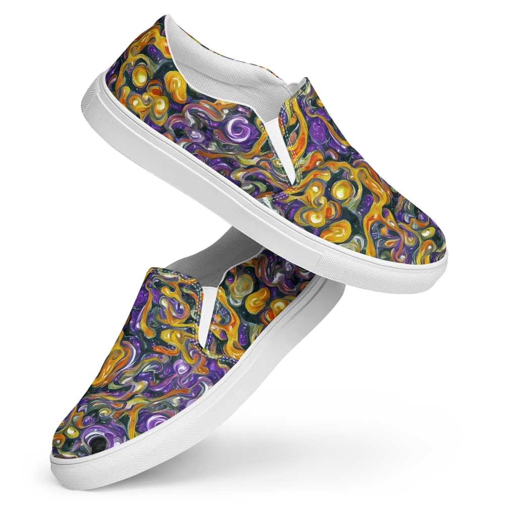 Wild Alchemy on Women's Slip-On Canvas Shoes — Front