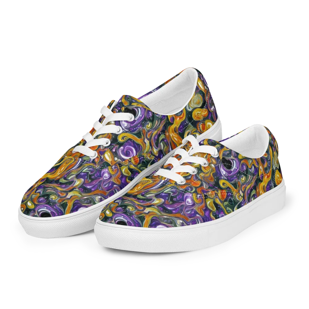 Wild Alchemy on Men's Lace-Up Canvas Shoes — Left Front