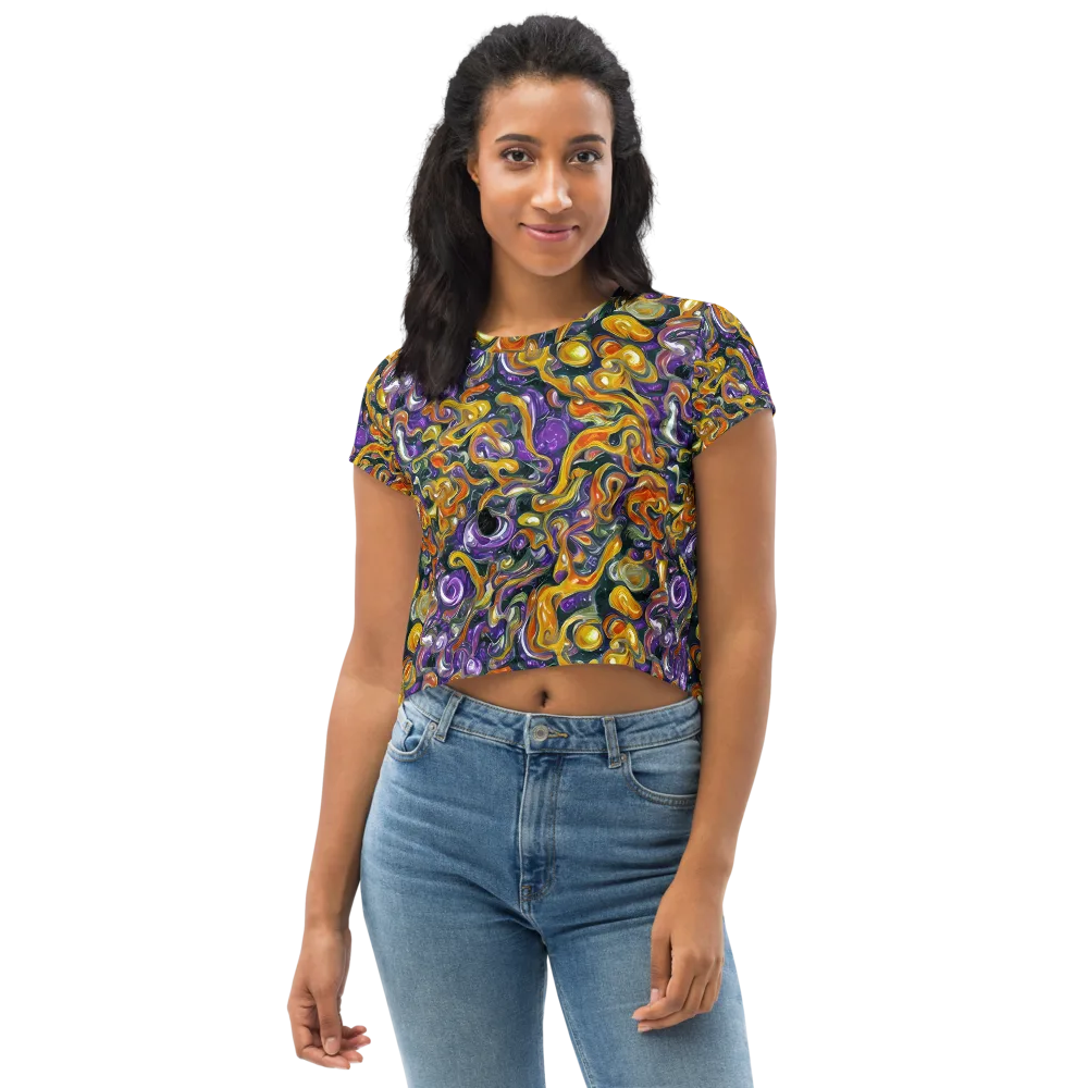 Wild Alchemy on Crop Tee — Front