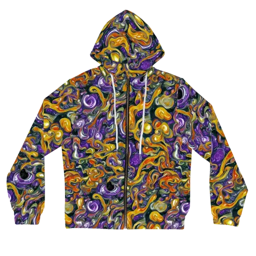 Wild Alchemy on a Women's Full-Zip Hoodie