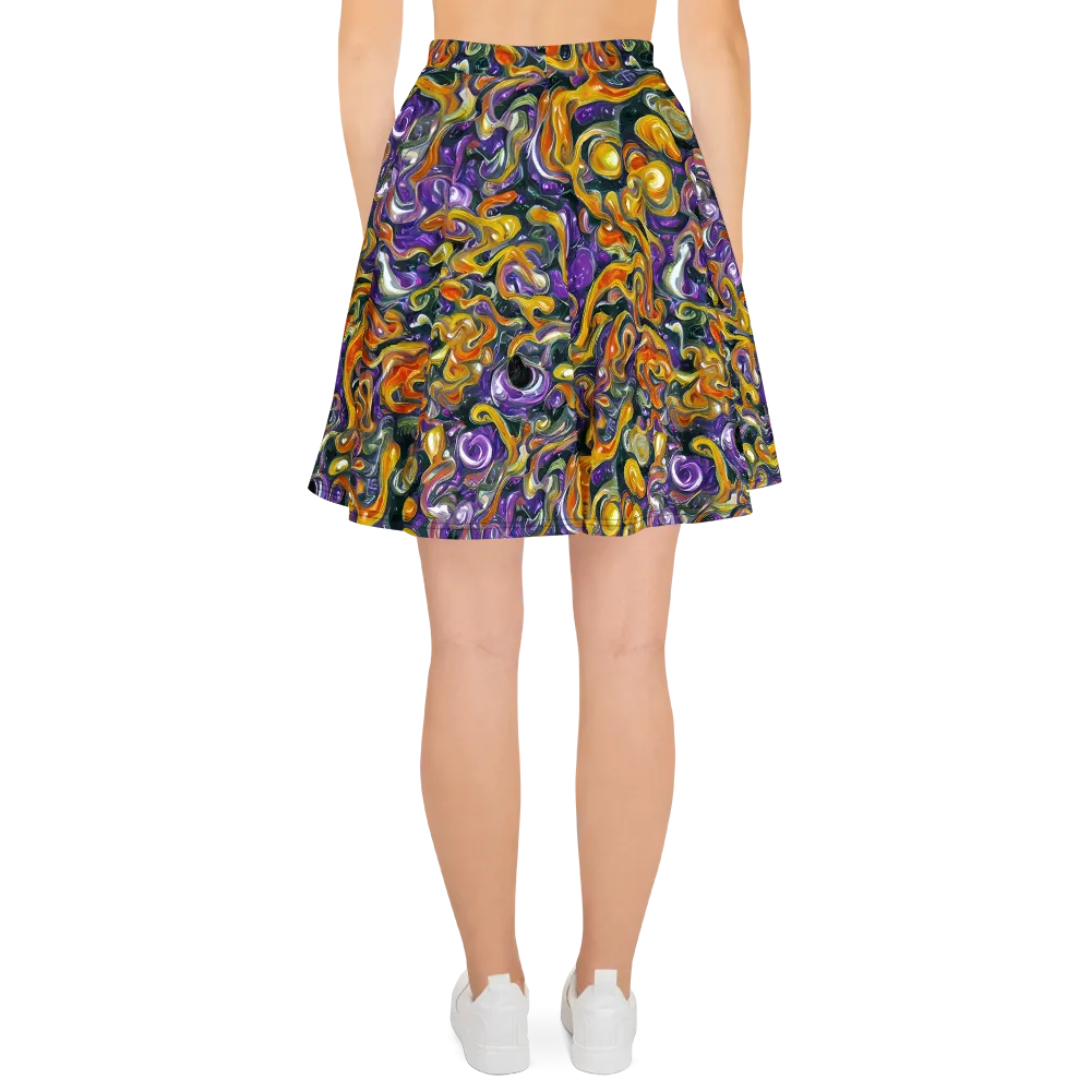 Wild Alchemy on Skater Skirt — Back