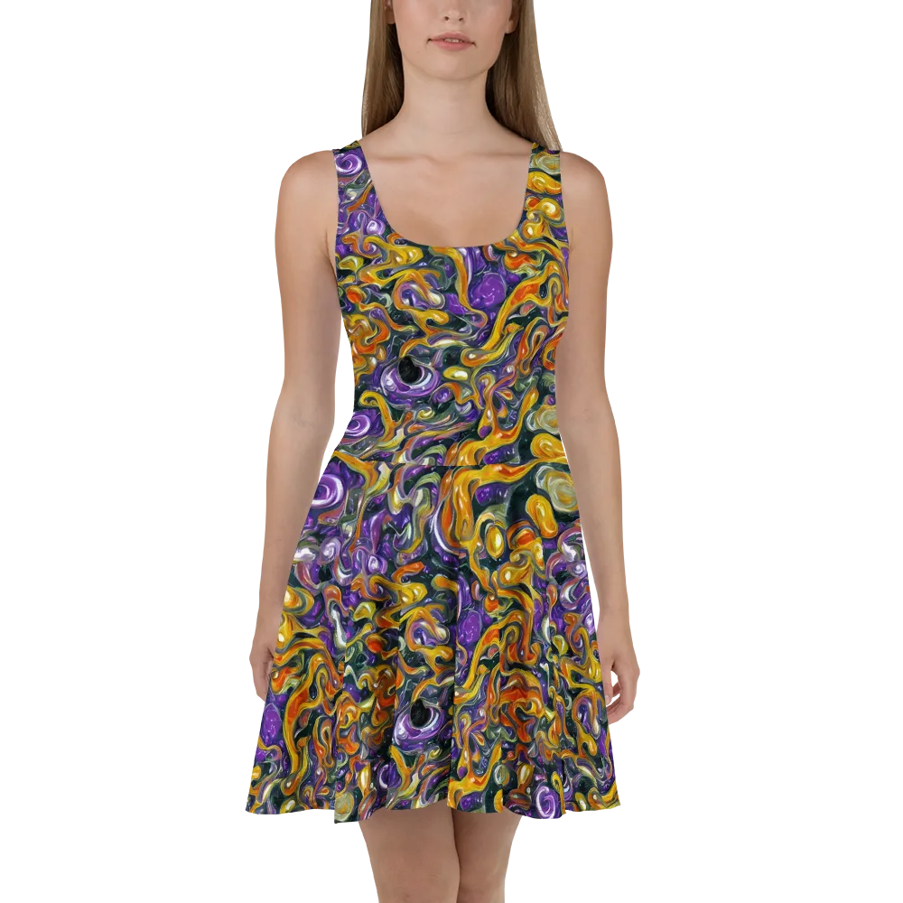 Wild Alchemy on Skater Dress — Front