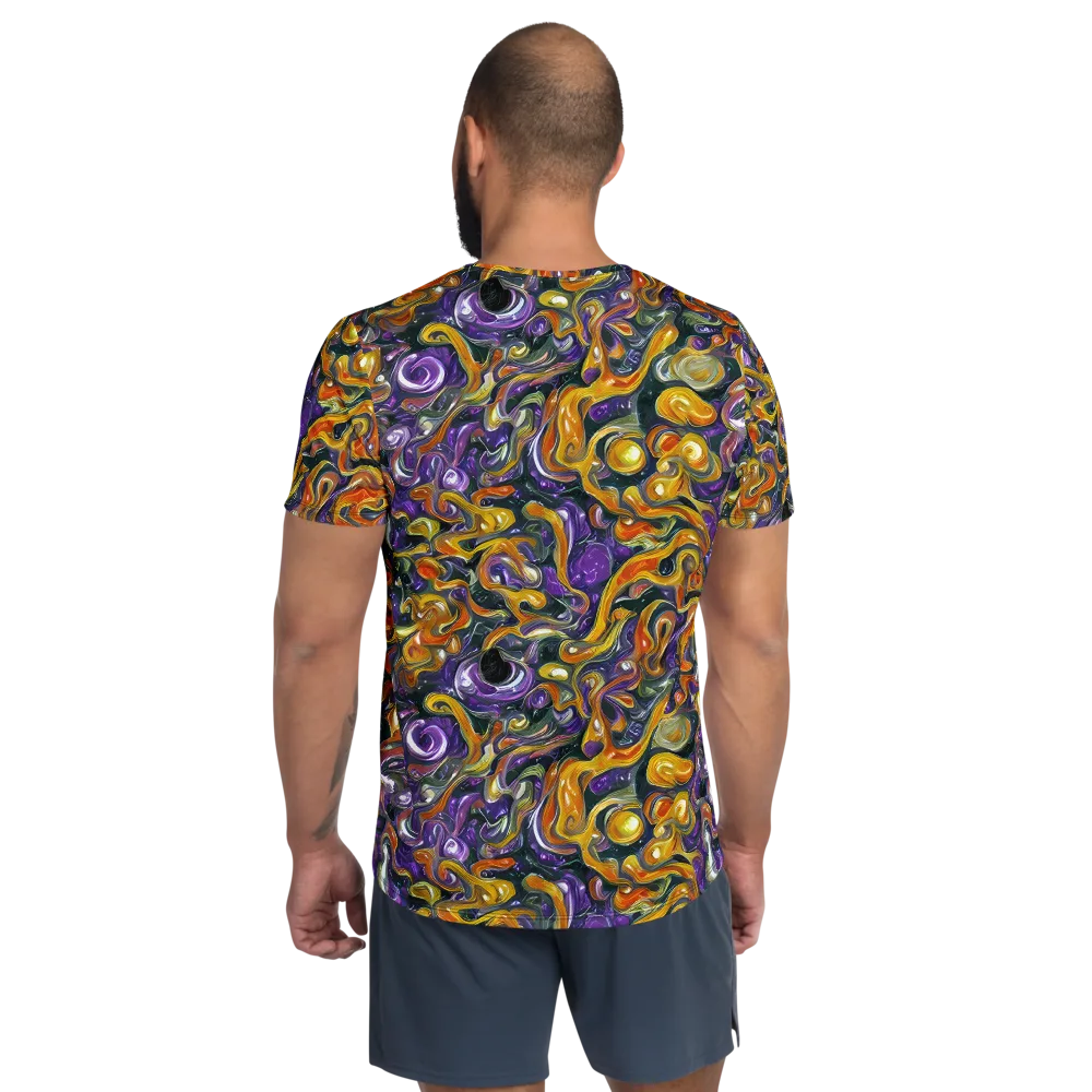 Wild Alchemy on Men's Athletic T-Shirt — Back