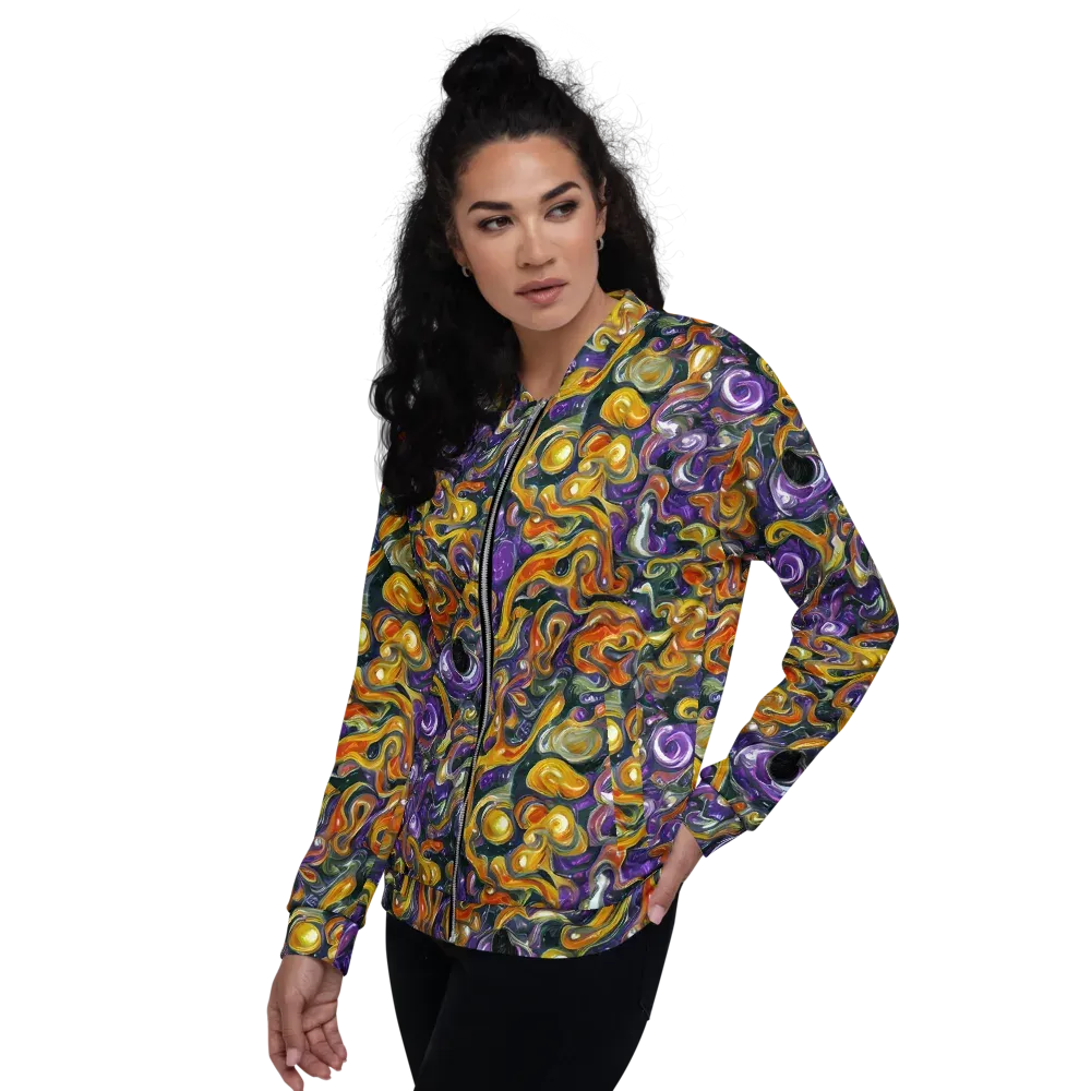 Wild Alchemy on Bomber Jacket — Left