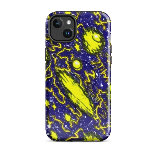 Neon Comet Riot on a MagSafe Tough Case for iPhone®