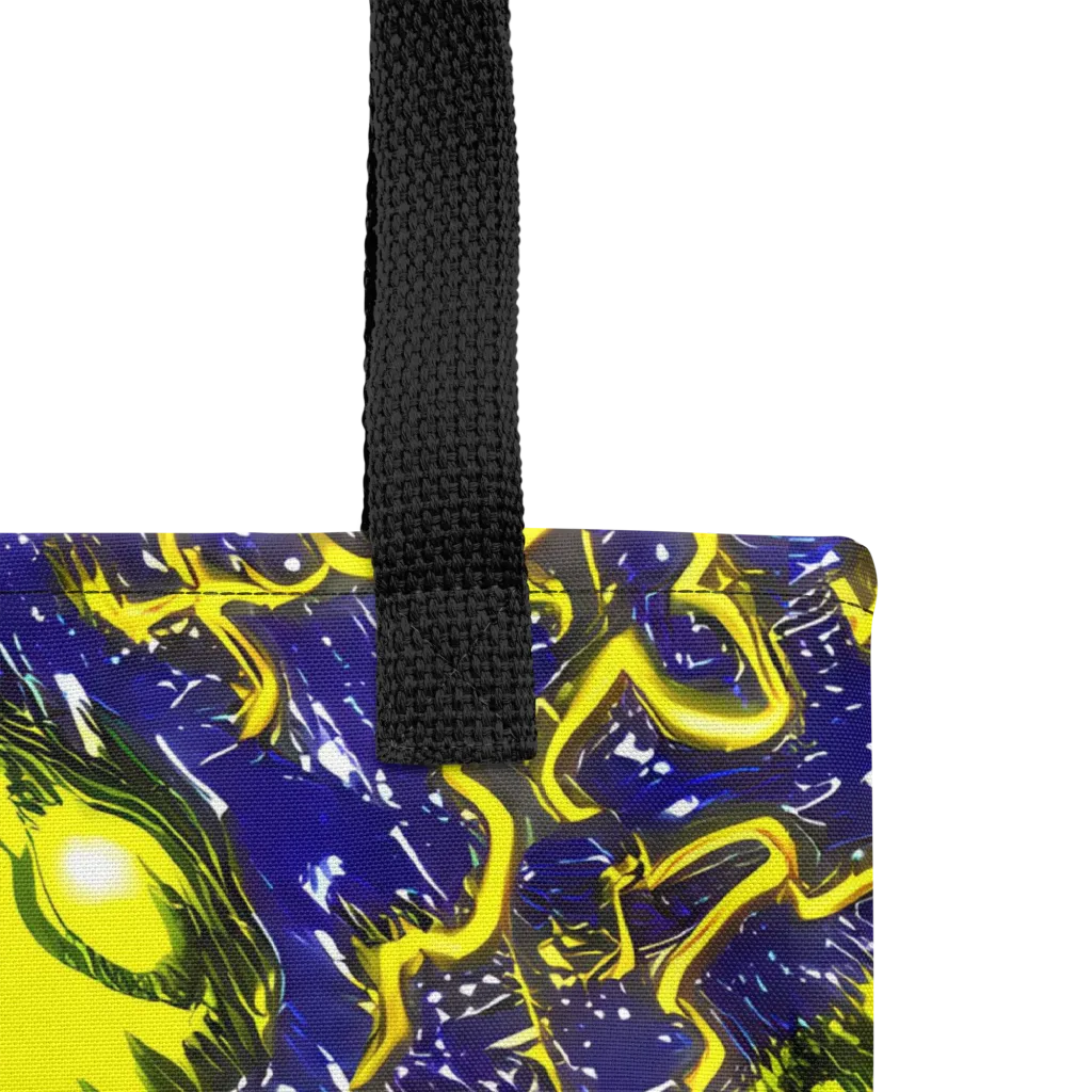Neon Comet Riot on Tote Bag — Product details