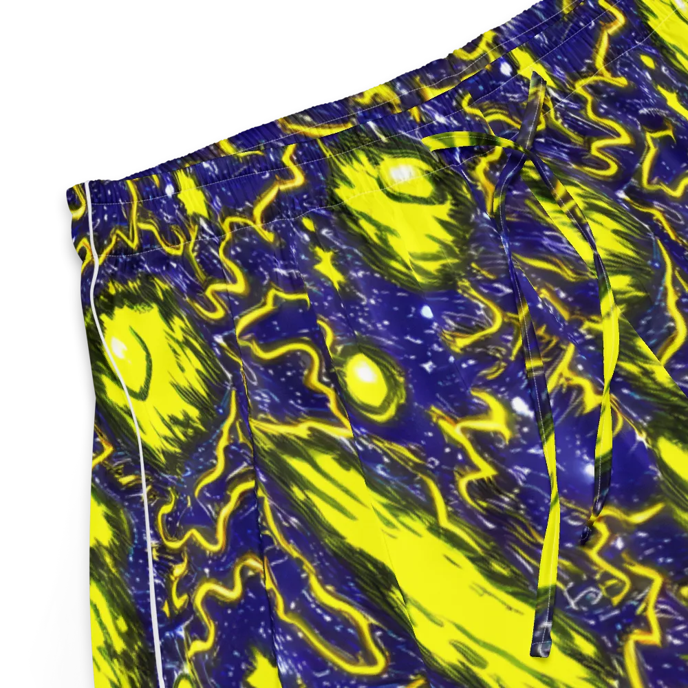 Neon Comet Riot on Women's Pajama Shorts — Product details