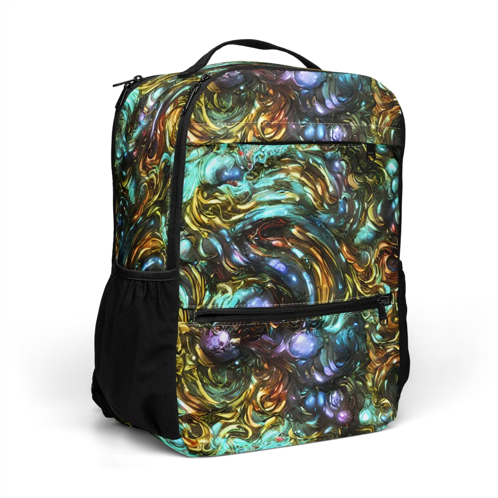 Liquid Dynasty on Utility Backpack — Right Front