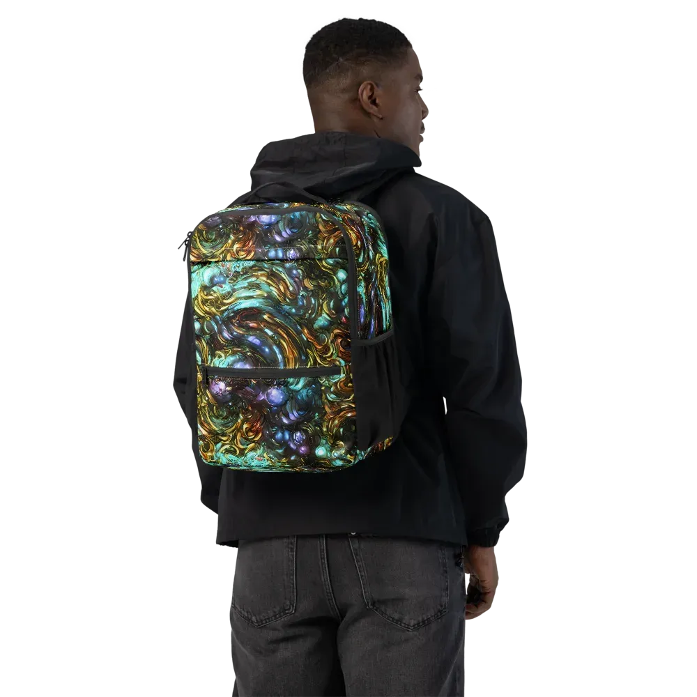 Liquid Dynasty on Utility Backpack — Back