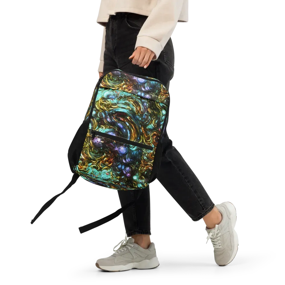 Liquid Dynasty on Utility Backpack — Front