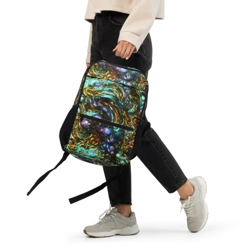 Liquid Dynasty on a Utility Backpack