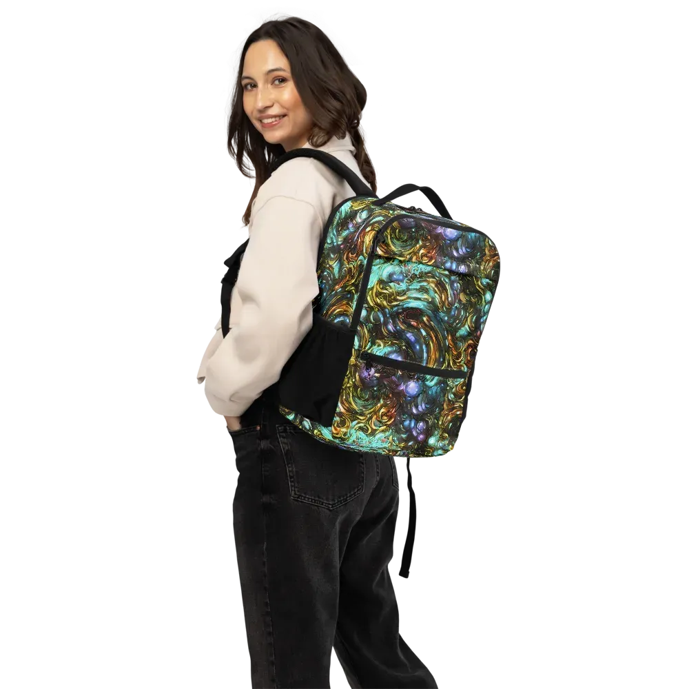 Liquid Dynasty on Utility Backpack — Back