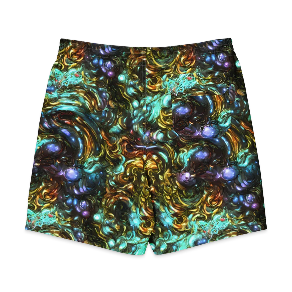 Liquid Dynasty on Men's Board Shorts — Back