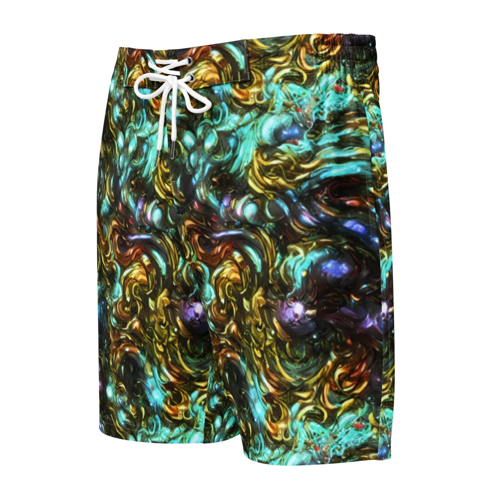 Liquid Dynasty on Men's Board Shorts — Front