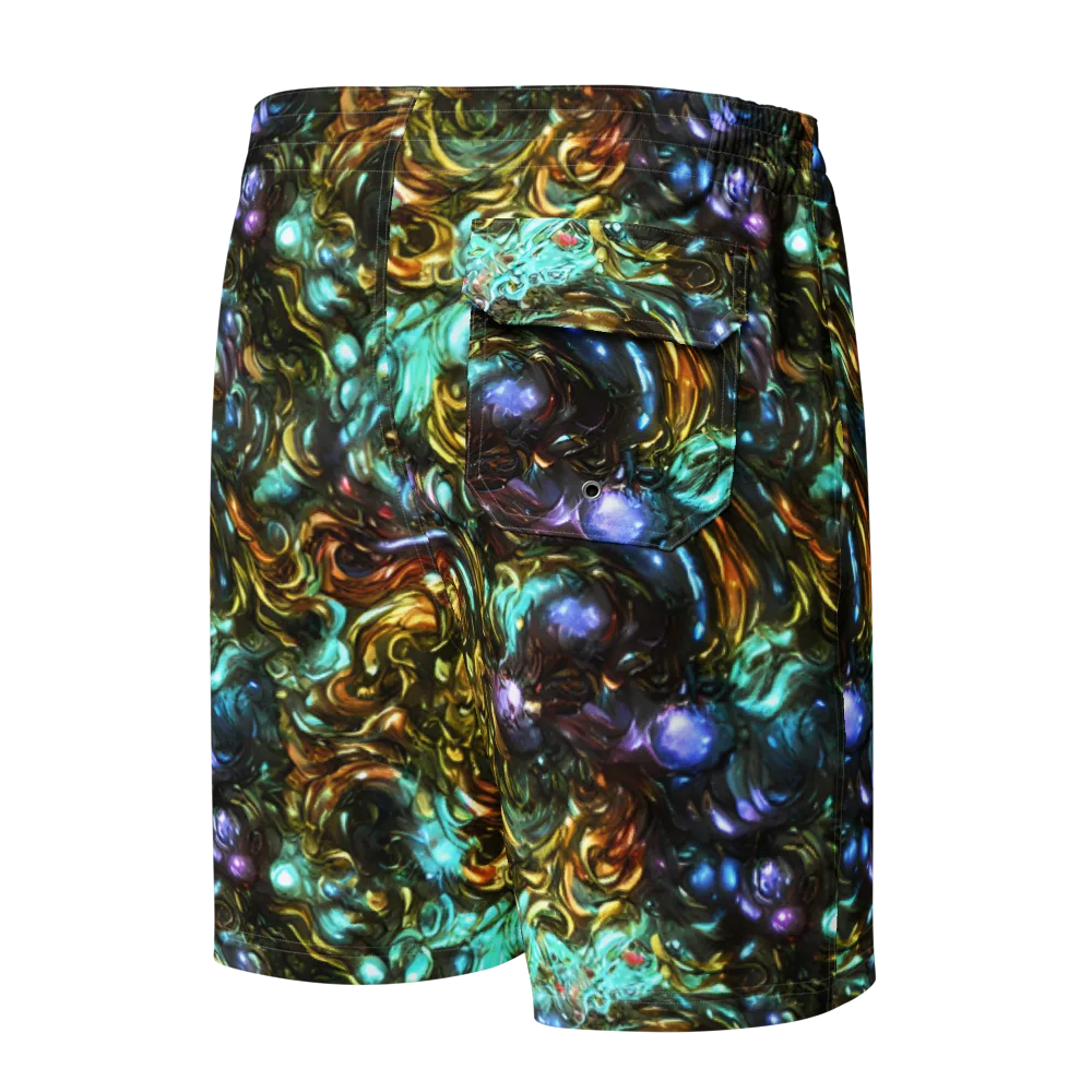 Liquid Dynasty on Men's Board Shorts — Back