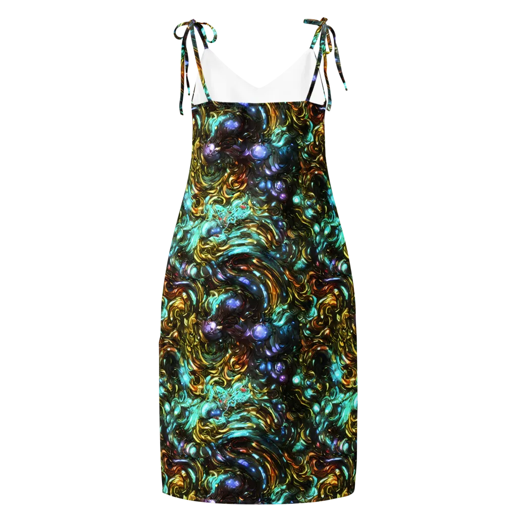Liquid Dynasty on Slip Dress — Back