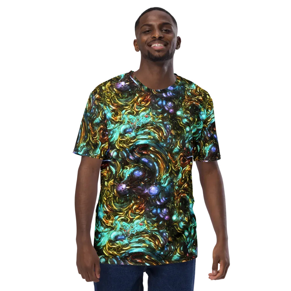 Liquid Dynasty on Men's Crew Neck T-Shirt — Front