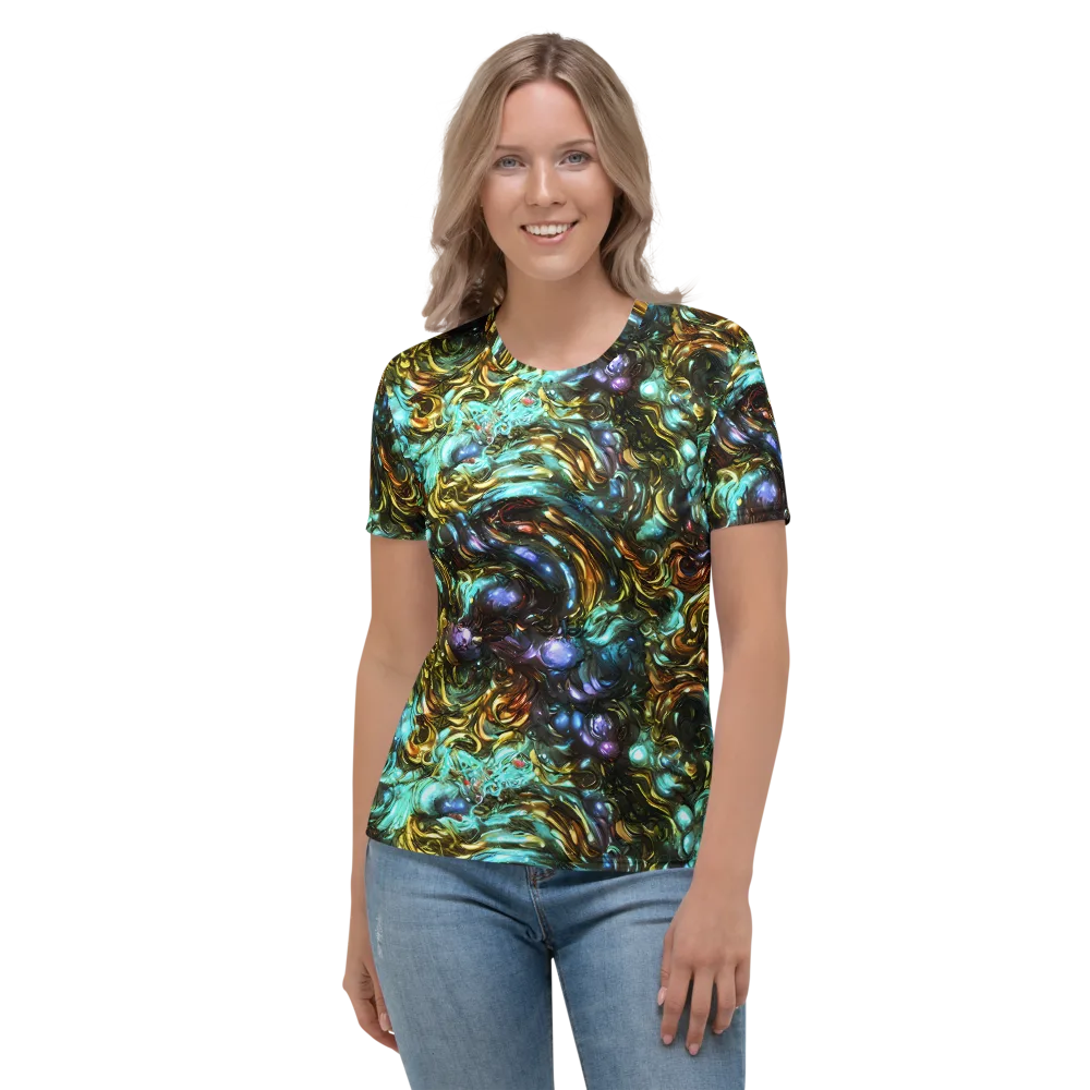 Liquid Dynasty on Women's Crew Neck T-Shirt — Front