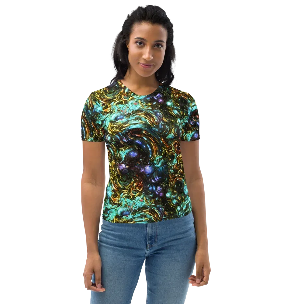 Liquid Dynasty on Women's Crew Neck T-Shirt — Front