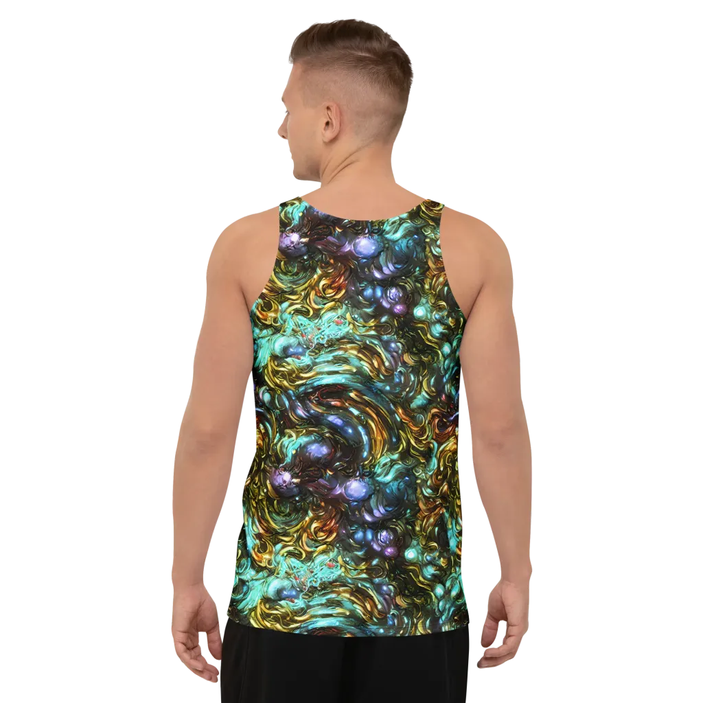 Liquid Dynasty on Men's Tank Top — Back