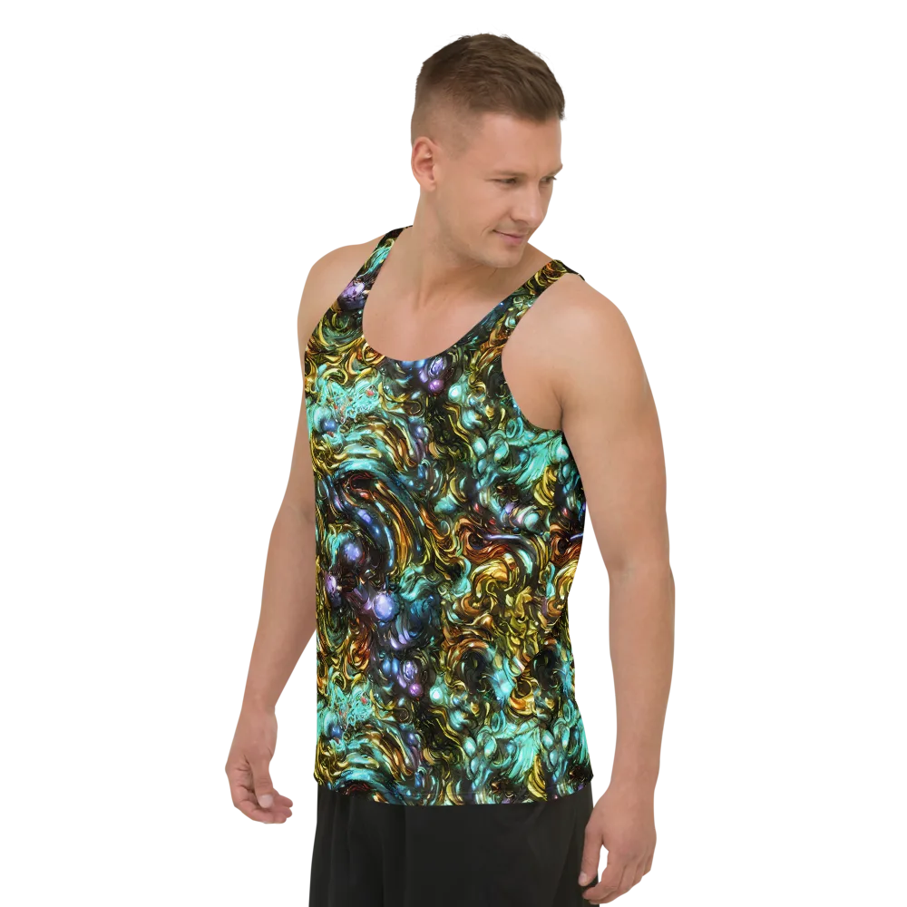 Liquid Dynasty on Men's Tank Top — Left Front