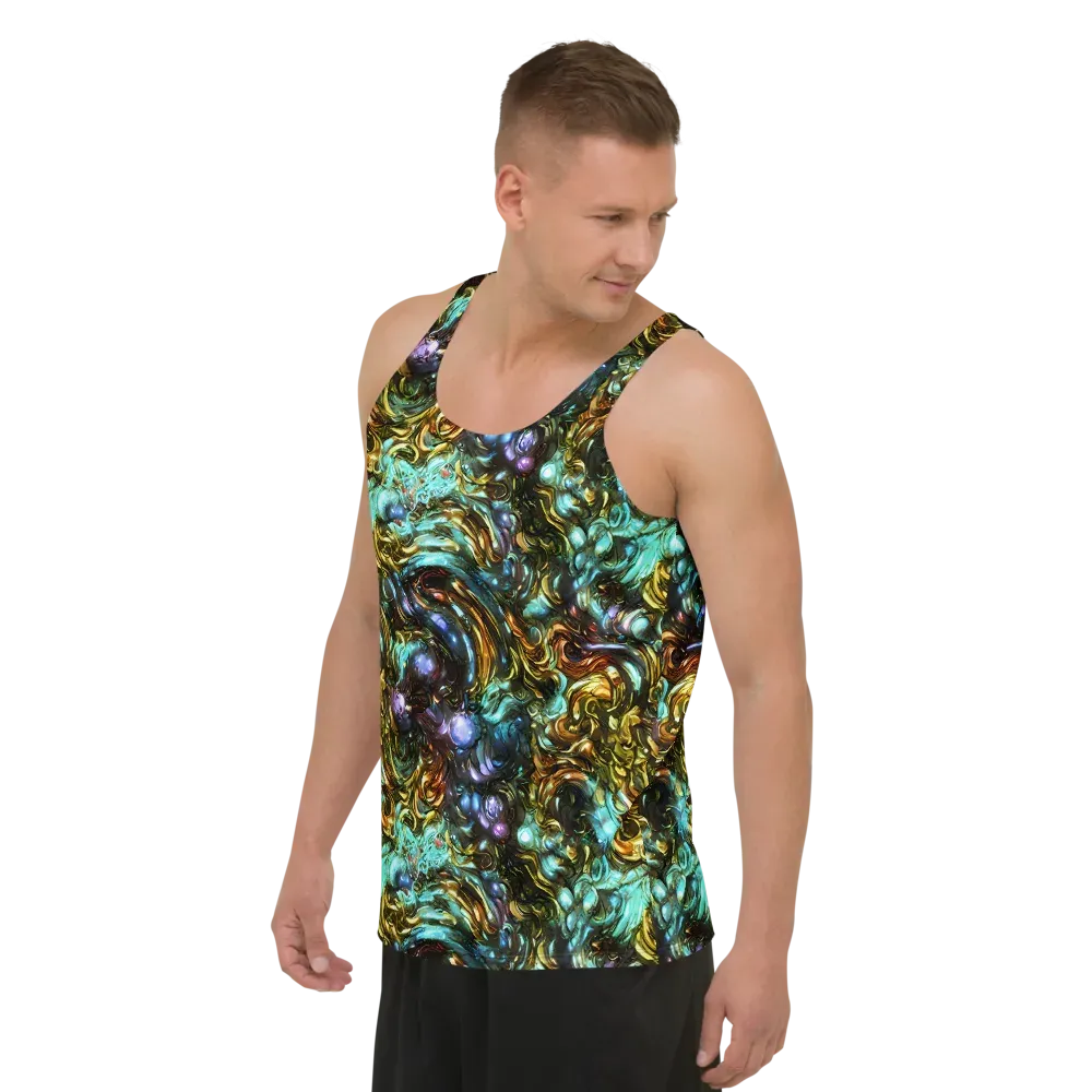 Liquid Dynasty on Men's Tank Top — Left Front
