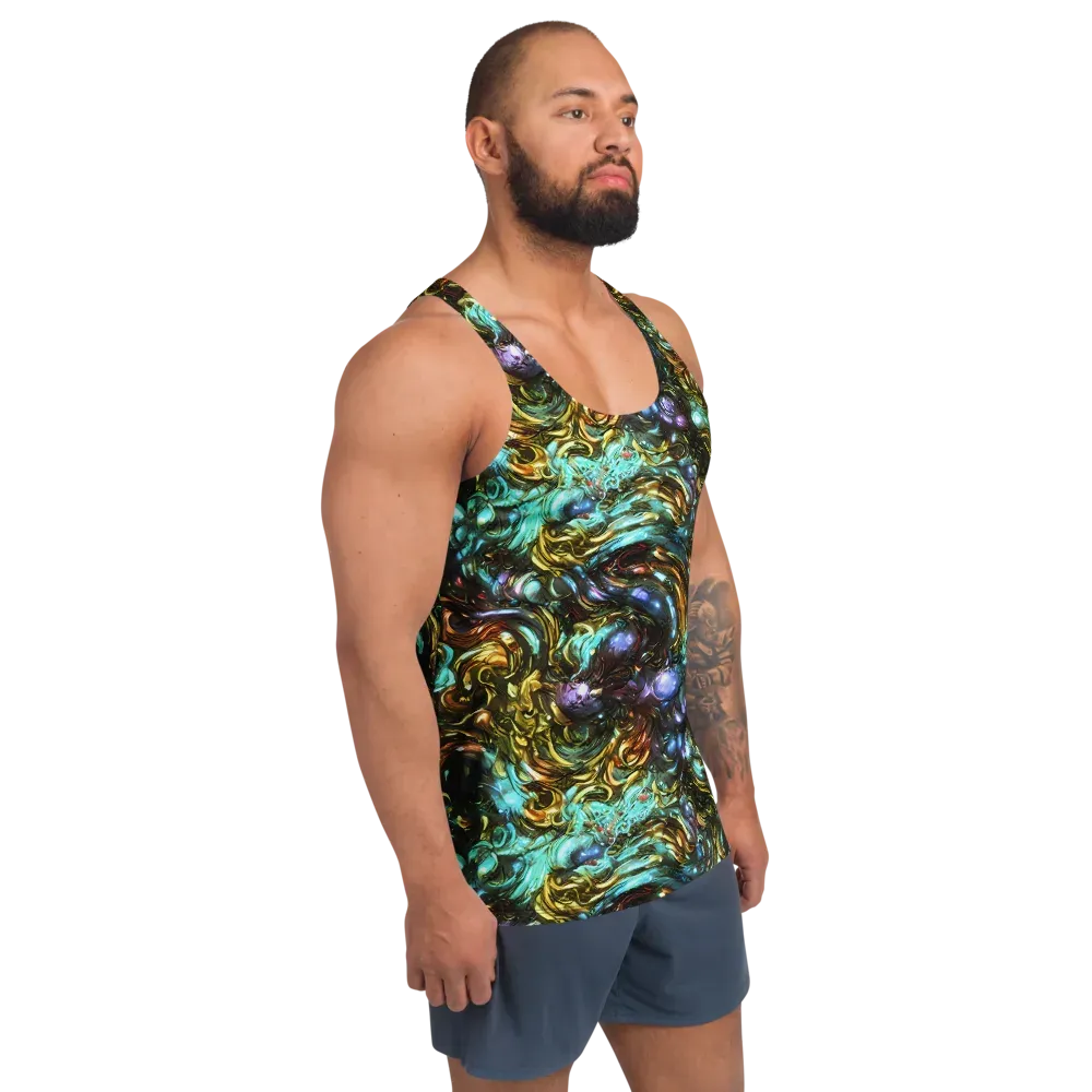 Liquid Dynasty on Men's Tank Top — Right Front
