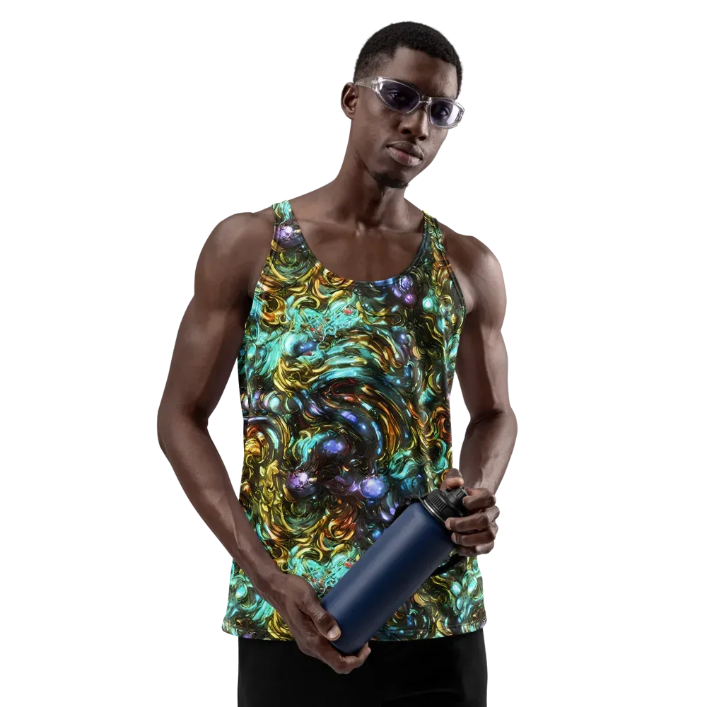 Liquid Dynasty on Men's Tank Top — Front