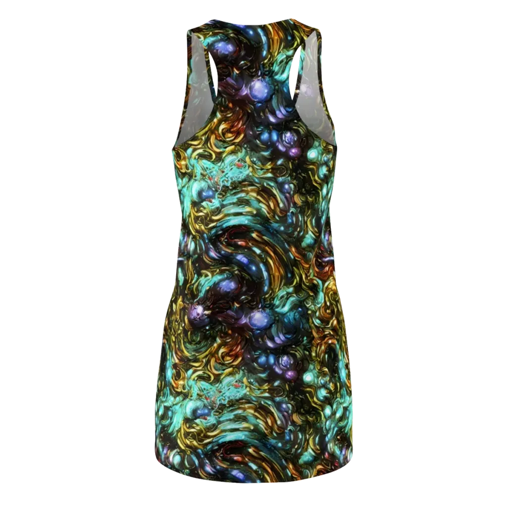 Liquid Dynasty on Racerback Dress — Back