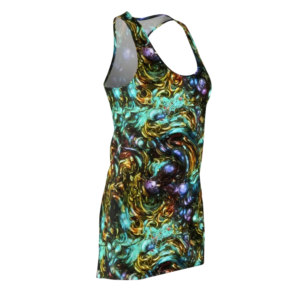 Liquid Dynasty on Racerback Dress — Front Side