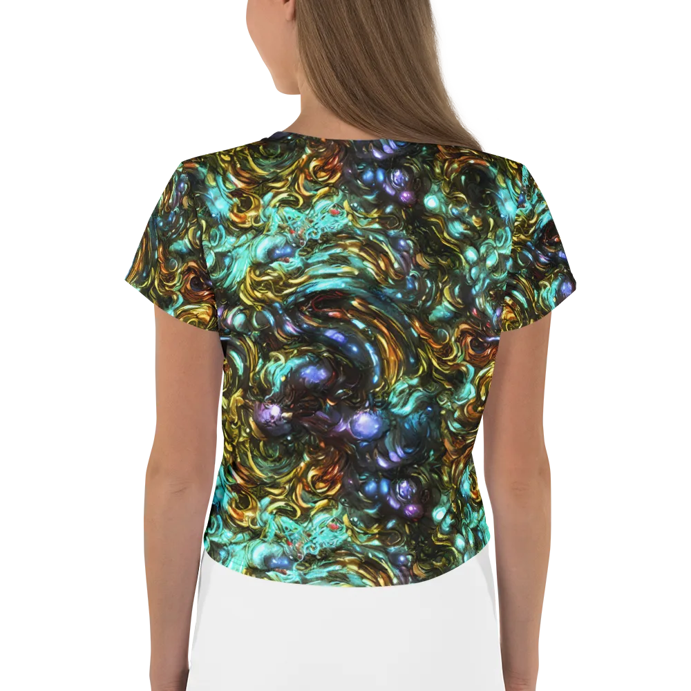 Liquid Dynasty on Crop Tee — Back