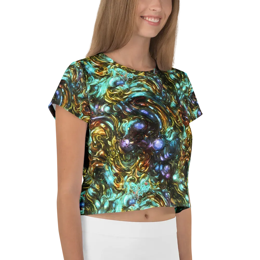 Liquid Dynasty on Crop Tee — Right