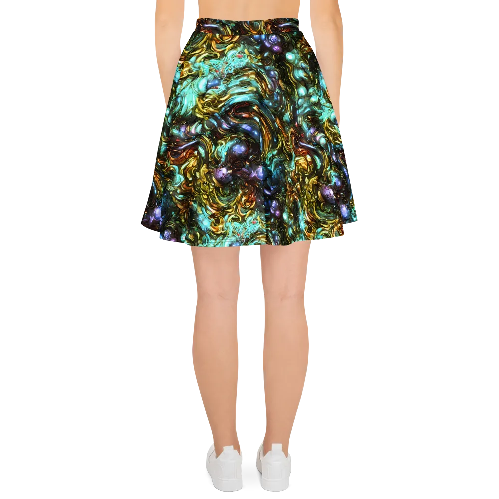 Liquid Dynasty on Skater Skirt — Back